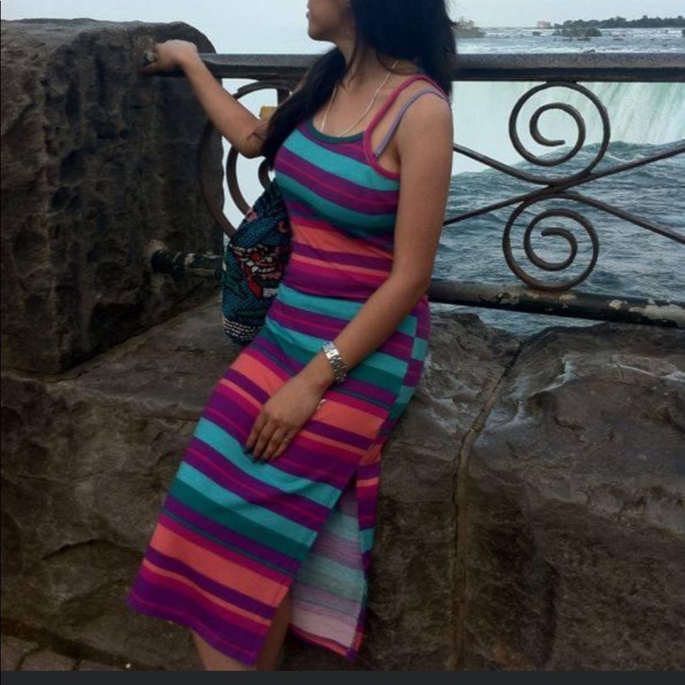 Midi strap dress